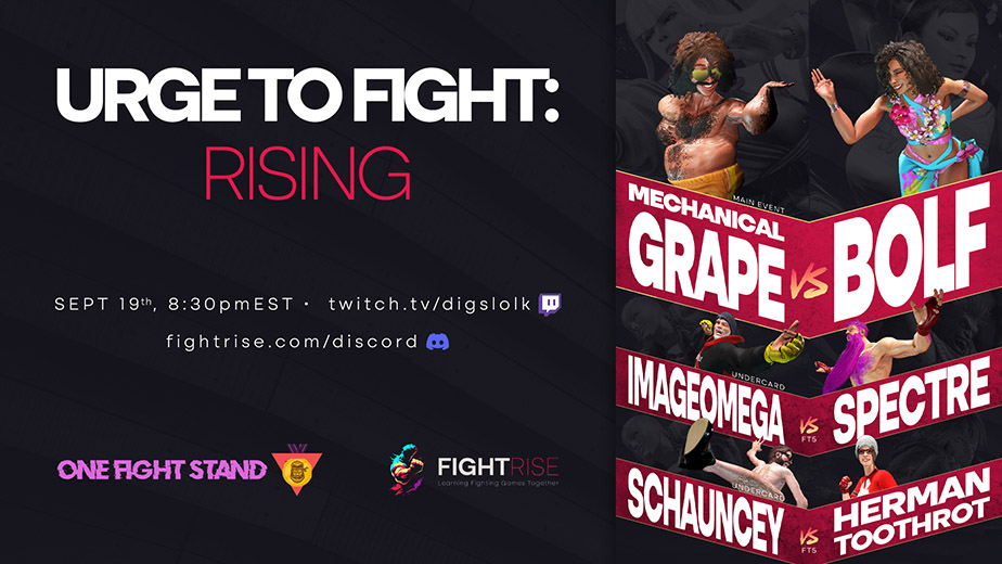 Urge to Fight: Rising - Street Fighter 6 Community Event brought to by FightRise and One Fight Stand
